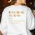 Preschool Teacher Kindergarten Teacher Definition Women's Sweatshirt Back Print White