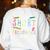Preschool Teacher Short Pre-K Teacher Women's Sweatshirt Back Print White Preschool Teacher Short Pre-K Teacher Women's Sweatshirt Back Print White