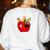 Pretend I'm A Pirate Teacher Apple Talk Like A Pirate Day Men Women Kids Women's Sweatshirt Back Print White