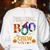 Principal Boo Crew Teacher Student Halloween Costume For Men Women Kids Women's Sweatshirt Back Print White Principal Boo Crew Teacher Student Halloween Costume For Men Women Kids Women's Sweatshirt Back Print White