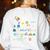 Problem Solver Math Alphabet ABC Teacher Students Women's Sweatshirt Back Print White