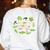 Progress Over Perfection Frog Back To School Teacher Women's Sweatshirt Back Print White Progress Over Perfection Frog Back To School Teacher Women's Sweatshirt Back Print White