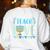 I Promise To Teach Love Hanukkah Chanukah Jewish Teacher Women's Sweatshirt Back Print White I Promise To Teach Love Hanukkah Chanukah Jewish Teacher Women's Sweatshirt Back Print White