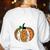 Pumpkin Music Teacher Halloween Fall Music Notes Autumn Women's Sweatshirt Back Print White Pumpkin Music Teacher Halloween Fall Music Notes Autumn Women's Sweatshirt Back Print White