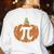 Pumpkin Pi Math Teacher Halloween Thanksgiving Day Costume Men Women Kids Women's Sweatshirt Back Print White Pumpkin Pi Math Teacher Halloween Thanksgiving Day Costume Men Women Kids Women's Sweatshirt Back Print White