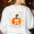 Pumpkin Pi Math Teacher Halloween Pumpkin Pi Women's Sweatshirt Back Print White