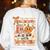 Pumpkin Teacher Preppy Fall In Love With Learning Autumn Women's Sweatshirt Back Print White Pumpkin Teacher Preppy Fall In Love With Learning Autumn Women's Sweatshirt Back Print White