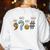 Punctuation English Grammar Teacher Back To School Women's Sweatshirt Back Print White