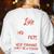 Punctuation Saves Lives I English Grammar Teacher Women's Sweatshirt Back Print White Punctuation Saves Lives I English Grammar Teacher Women's Sweatshirt Back Print White