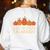 Que Pasa Calabaza Spanish Teacher Bilingual Pumpkin Women Women's Sweatshirt Back Print White Que Pasa Calabaza Spanish Teacher Bilingual Pumpkin Women Women's Sweatshirt Back Print White