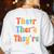 There Their They'Re English Class Grammar Joke Teacher Women's Sweatshirt Back Print White There Their They'Re English Class Grammar Joke Teacher Women's Sweatshirt Back Print White