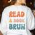 Read A Book Bruh English Teacher Reading Literature Women's Sweatshirt Back Print White Read A Book Bruh English Teacher Reading Literature Women's Sweatshirt Back Print White