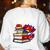 Reading Is My Super Power Superhero Best English Teacher Women's Sweatshirt Back Print White