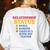Relationship Status Single Married Hot Teacher Women's Sweatshirt Back Print White