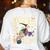 There's Room On My Broom For You Too Teacher Halloween Women's Sweatshirt Back Print White