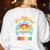 Retiring Science Teacher Retirement Women's Sweatshirt Back Print White Retiring Science Teacher Retirement Women's Sweatshirt Back Print White