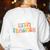 Retro Boho Math Science Professor In My STEM Teacher Era Women's Sweatshirt Back Print White Retro Boho Math Science Professor In My STEM Teacher Era Women's Sweatshirt Back Print White