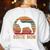 Retro Boston Terrier Mom Dog Mother Pet Bostie Mama Women's Sweatshirt Back Print White