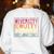 Retro Diversity Equity Inclusion Belonging DEIB Teacher Women's Sweatshirt Back Print White Retro Diversity Equity Inclusion Belonging DEIB Teacher Women's Sweatshirt Back Print White