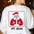 Retro All Done Christmas Special Ed Teacher Team Santa Women Women's Sweatshirt Back Print White Retro All Done Christmas Special Ed Teacher Team Santa Women Women's Sweatshirt Back Print White