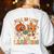 Retro Fall In Love With Learning Autumn Pumpkin Teacher Kids Women's Sweatshirt Back Print White Retro Fall In Love With Learning Autumn Pumpkin Teacher Kids Women's Sweatshirt Back Print White