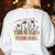 Retro Floral Assistant Principal Shirt For Teachers Day Women's Sweatshirt Back Print White
