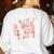 Retro Halloween This Is My Spooky School Teacher Costume Women's Sweatshirt Back Print White Retro Halloween This Is My Spooky School Teacher Costume Women's Sweatshirt Back Print White