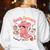 Retro Howdy Partners Cowgirl Cowboy Teacher Back To School Women's Sweatshirt Back Print White