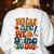 Retro PE Teacher What Are We Doing Today School Coach Women Women's Sweatshirt Back Print White Retro PE Teacher What Are We Doing Today School Coach Women Women's Sweatshirt Back Print White