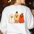 Retro Pencil Ghost Boo Spooky Teacher Halloween Costume Women's Sweatshirt Back Print White