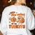 Retro I Teach The Cutest Turkey Thanksgiving Pumpkin Teacher Women's Sweatshirt Back Print White Retro I Teach The Cutest Turkey Thanksgiving Pumpkin Teacher Women's Sweatshirt Back Print White