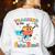 Retro Teaching Is My Superpower Apple Teacher Appreciation Women's Sweatshirt Back Print White