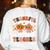 Retro Thankful Music Teacher Pumpkin Fall Thanksgiving Women's Sweatshirt Back Print White Retro Thankful Music Teacher Pumpkin Fall Thanksgiving Women's Sweatshirt Back Print White