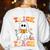 Retro Vintage Groovy Trick Or Teach Teacher Halloween For Men Women Kids Women's Sweatshirt Back Print White