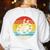 Retro Vintage Paint Palette Costume Artist Art Teacher Men Women Women's Sweatshirt Back Print White Retro Vintage Paint Palette Costume Artist Art Teacher Men Women Women's Sweatshirt Back Print White