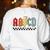 Rock Abcd Back To School Abcd Preschool Teacher Appreciation Women's Sweatshirt Back Print White Rock Abcd Back To School Abcd Preschool Teacher Appreciation Women's Sweatshirt Back Print White