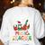 Santa's Favorite Music Teacher Christmas Santa Hat Matching Women's Sweatshirt Back Print White Santa's Favorite Music Teacher Christmas Santa Hat Matching Women's Sweatshirt Back Print White