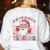 Santa's Favorite Teacher Groovy Christmas Teacher Boys Girls Women's Sweatshirt Back Print White Santa's Favorite Teacher Groovy Christmas Teacher Boys Girls Women's Sweatshirt Back Print White