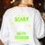 Scary Math Teacher Costume Halloween Lazy Easy Christmas Women's Sweatshirt Back Print White Scary Math Teacher Costume Halloween Lazy Easy Christmas Women's Sweatshirt Back Print White