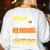 This Is My Scary Reading Teacher Costume Halloween School Women's Sweatshirt Back Print White