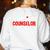 School Counselor Teacher Guidance Counseling For Men Women Kids Women's Sweatshirt Back Print White School Counselor Teacher Guidance Counseling For Men Women Kids Women's Sweatshirt Back Print White