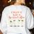 School Office Clerk Creepin' It Real HALLOWEEN Teacher Shirt Women's Sweatshirt Back Print White