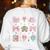 School Pencils And Bows Teacher Bow Coquette Pencil Girls Women's Sweatshirt Back Print White
