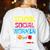 School Social Worker Teacher Caseworker Public Servant LSW Women's Sweatshirt Back Print White School Social Worker Teacher Caseworker Public Servant LSW Women's Sweatshirt Back Print White