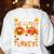 School Thankful I Teach The Cutest Little Turkeys Thanksgiving Teacher Women's Sweatshirt Back Print White School Thankful I Teach The Cutest Little Turkeys Thanksgiving Teacher Women's Sweatshirt Back Print White