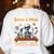 Science Is Magic Halloween Skeleton Students Teacher Women's Sweatshirt Back Print White