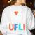 Science Of Reading I Love To Teach UFLI Teacher Literacy Women's Sweatshirt Back Print White