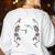 Science Teacher Dancing Skeleton Halloween Chemist Scientist Women's Sweatshirt Back Print White Science Teacher Dancing Skeleton Halloween Chemist Scientist Women's Sweatshirt Back Print White