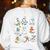 Science Teacher Ghost Laboratory Halloween Teacher Women's Sweatshirt Back Print White Science Teacher Ghost Laboratory Halloween Teacher Women's Sweatshirt Back Print White