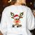 Science Teacher Squad Reindeer Christmas Teacher Xmas Lights For Men Women Women's Sweatshirt Back Print White Science Teacher Squad Reindeer Christmas Teacher Xmas Lights For Men Women Women's Sweatshirt Back Print White